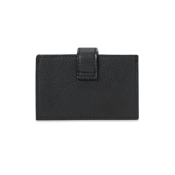 Studded Accordion Card Case in Black - Picture 2 of 3